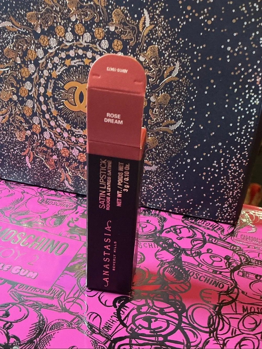 Anastasia Beverly Hills Satin Lipstick — Rose Dream (dusty rose)
